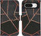 iMoshion Hoesje Geschikt voor Google Pixel 8 Hoesje Met Pasjeshouder - iMoshion Design Softcase Bookcase - Meerkleurig / Black Graphic