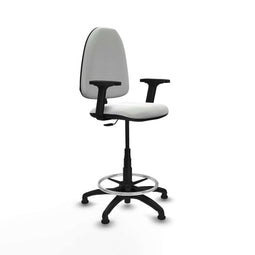 Piqueras y Crespo B2D01RT - Bureaustoel - Hoogteverstelbaar met armleuning - Wit