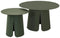 Oslo bijzettafeltje set van 2 - groen