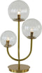 Light & Living Tafellamp Magdala - Glas/Goud - 3L - Modern