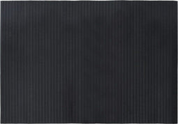 vidaXL - Vloerkleed - rechthoekig - 70x100 - cm - bamboe - zwart