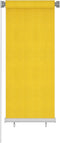 vidaXL - Rolgordijn - voor - buiten - 60x140 - cm - HDPE - geel