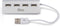 Quick Media QMH204P - Hub USB 4 Poorten - Hot Swappable - Aluminium