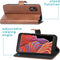 imoshion Hoesje Geschikt voor Samsung Galaxy Xcover 5 Hoesje Met Pasjeshouder - imoshion Luxe Bookcase - Bruin