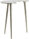 Light & Living Organische Bijzettafel Linos - 53 x 30cm - Nikkel