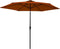 vidaXL - Parasol - met - metalen - paal - 300 - cm - terracottakleurig