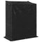 vidaXL - Haardhoutrek - met - regenhoes - 150x80x200 - cm - gegalvaniseerd - staal