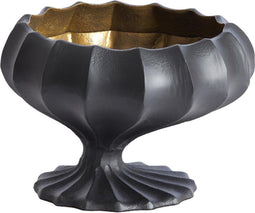 Light & Living Bloempot Mikie - Zwart - 18x17x31cm - Modern