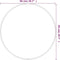 vidaXL - Wandspiegel - rond - Ø50 - cm - zwart