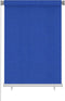 vidaXL - Rolgordijn - voor - buiten - 100x140 - cm - HDPE - blauw