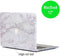 Lunso Geschikt voor MacBook 12 inch cover hoes - case - Marble Cosette