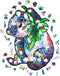 UNIDRAGON Houten Puzzel Voor Volwassenen Dier - Serieuze Panda - 318 stukjes - King Size 31x41 cm