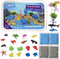 KidzKraze® Oceaanwonderen - Kinetisch Zand - Speelzand met zeedieren en accessoires - 1,6 kg
