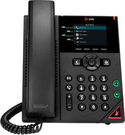 Poly VVX 250 - VoIP-telefoon - 4-lijns met PoE-ondersteuning - 2,8" scherm