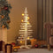 vidaXL - Kerstdecoratie - kerstboom - 90 - cm - massief - grenenhout