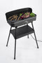FRITEL Barbecue BBQ 2246 - Elektrische barbecue / Tafelgrill - Grilloppervlak 50x25 cm + 2200W + Onderstel - Zwart