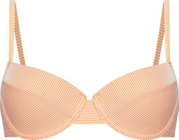 Hunkemoller Riviera - Padded bikinitopje Dames - Voorgevormde cups met beugels - Wit
