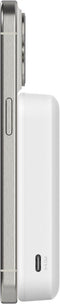 Belkin BoostCharge Pro - PowerBank 10.000 mAh - Qi2 Draadloos Opladen 15W - Wit