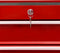 vidaXL - Gereedschapswagen - met - 14 - lades - staal - rood