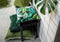 Dutch Decor MOBY - Sierkussen 45x45 cm - velvet - botanisch - raven - zwart - Inclusief binnenkussen