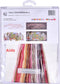 Thea Gouverneur - Borduurpakket met telpatroon - 547A - Voorgesorteerde DMC Garens - Kokeshi-poppen - Aida - 16 cm x 22 cm - DIY Kit