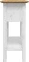 vidaXL - Wandtafel - BODO - 91x35x74 - cm - massief - grenenhout - bruin
