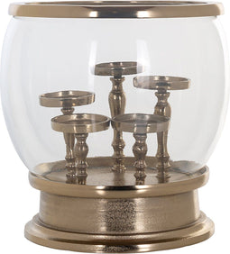 Richmond Windlicht Cleave met 5 kandelaars (Gold)