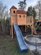 Losse B-Play glijbaan Platformhoogte 135 cm t/m 150 cm Antraciet Grijs