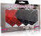 Peekaboo Nipple Cover Pasties PEEKABOO PASTIES STOLEN KISSES HEARTS Zwart