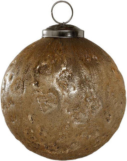 PTMD Jurre Kerstbal - H10 x Ø10 cm - Glas - Koper