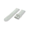 Morellato PMK017GRAFIC XL Horlogebandje - Leer - Wit - 20 mm