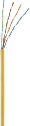 Renkforce RF-5224648 RJ45 Netwerkkabel, patchkabel CAT 5e U/UTP 0.15 m Geel Snagless, Halogeenvrij 1 stuk(s)