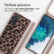 iMoshion Hoesje Geschikt voor Samsung Galaxy S20 FE Hoesje Met Koord - iMoshion Siliconen design hoesje met koord - Roze / Animal Pink