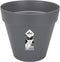 Elho Loft Urban Rond 30 - Plantenpot Buiten met Waterreservoir - Ø 29 x H 30.5 cm - Antraciet (2 stuks)