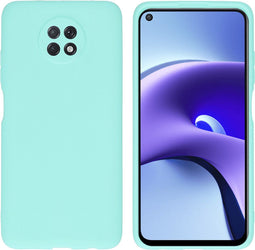 iMoshion Hoesje Geschikt voor Xiaomi Redmi Note 9T (5G) Hoesje Siliconen - iMoshion Color Backcover - Mintgroen