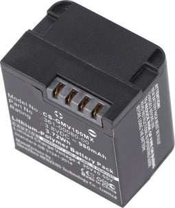 Batterij geschikt voor Garmin VIRB XE batterij 010-12256-01, 361-00080-00, GMICP902624