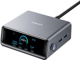 Anker Prime 6-in-1 Snellader - 250W Snelladen met 140W USB-C - Zwart