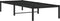 vidaXL - Bedframe - metaal - zwart - 75 - x - 190 - cm