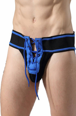MOB EROTICWEAR - JERSEY FOOTBALL BLUE L
