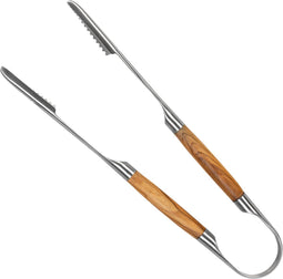 Forged BBQ tang XL - olijfhout