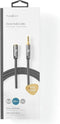 Nedis Stereo-Audiokabel - 3,5 mm Male - 3,5 mm Female - Verguld - 5.00 m - Rond - Grijs / Gun Metal Grijs - Cover Window Box