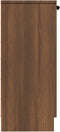 vidaXL - Dressoirs - 2 - st - 30x30x70 - cm - bewerkt - hout - bruin - eikenkleur