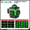 HGLINE 4D 16-lijn Kruislijnlaser - Zelfnivellerende 360° Groene laser - Incl. 2x accu & draagtas