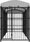 vidaXL - Hondenkennel - voor - buiten - met - dak - 300x150x210 - cm