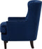 Fauteuil VIBORG II Fluweel Marineblauw