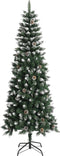 vidaXL - Kunstkerstboom - met - standaard - 240 - cm - PVC - groen