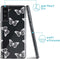 imoshion Hoesje Geschikt voor Samsung Galaxy S21 FE Hoesje Siliconen - imoshion Design hoesje - Grijs / Butterfly