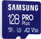 Samsung Pro Plus (2023) - microSDXC Geheugenkaart 128GB - Lees/schrijfsnelheden tot 180/130MB/s - Inclusief SD-adapter