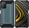iMoshion Hoesje Geschikt voor Xiaomi Poco M3 Hoesje - iMoshion Rugged Xtreme Backcover - Donkerblauw