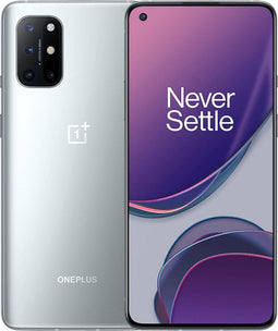 OnePlus 8T - Smartphone - 6,55" Fluid AMOLED 120 Hz 5G 8 GB 128 GB 4500 mAh Zilver